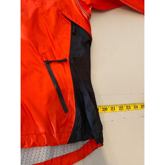 Showers Pass Waterproof Cycling Jacket Orange With Reflective Accents Medium - Picture 11 of 12